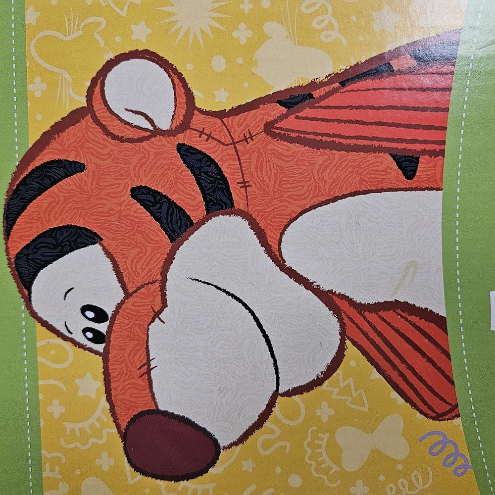 Disney Tigger Illustration in Orange and Black